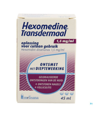 Hexomedine sol  45ml transcut
