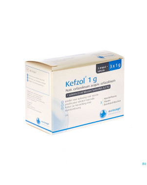 Kefzol amp inj  3x1g