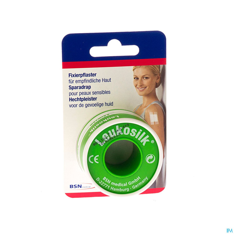 Leukosilk fourreau sparadrap   2,50cmx5m 1 0102200
