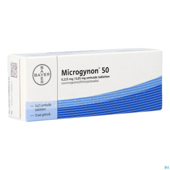 Microgynon 50 drag  3 x 21