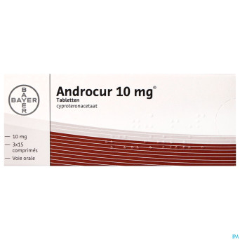 Androcur 10 mg 3 x 15 comp.