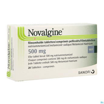 Novalgine comp. oblong 20 x 500 mg