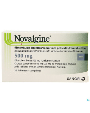 Novalgine comp. oblong 20 x 500 mg
