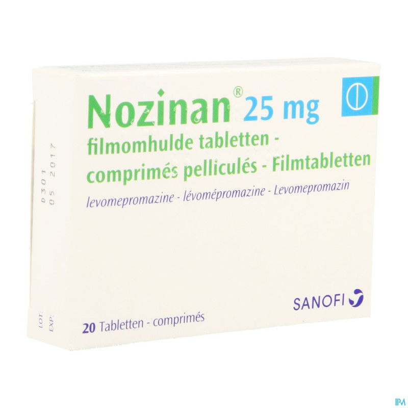 Nozinan comp  20 x  25 mg