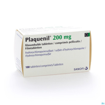 Plaquenil comp enrob 100 x 200 mg