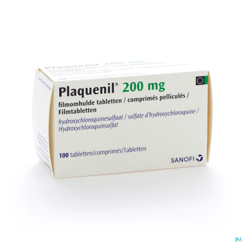 Plaquenil comp enrob 100 x 200 mg