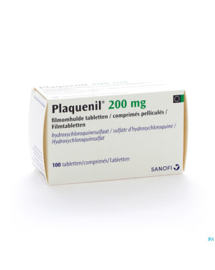 Plaquenil comp enrob 100 x 200 mg