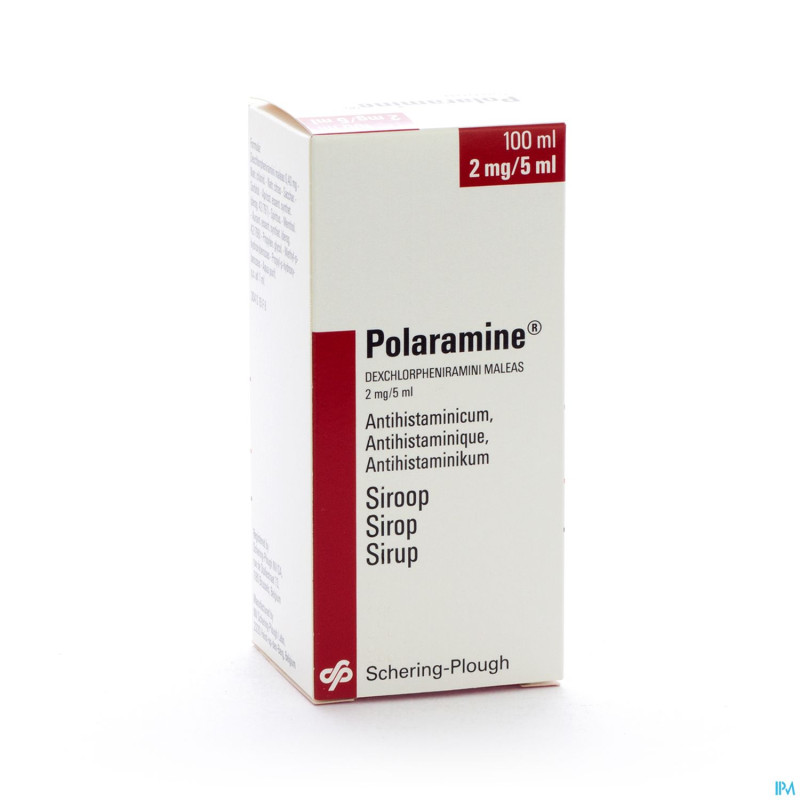 Polaramine sir 1 x 100 ml  2mg/5ml