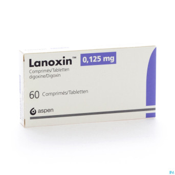 Lanoxin 125 comp   60 x 0,125 mg