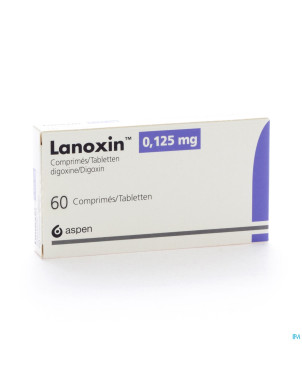 Lanoxin 125 comp   60 x 0,125 mg