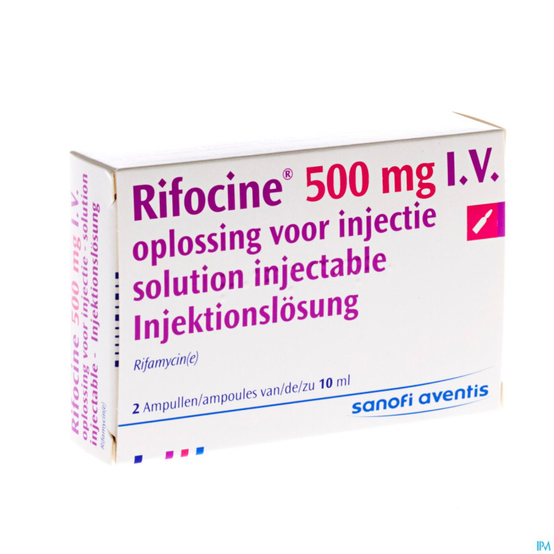 Rifocine amp iv  2 x 500 mg/10 ml