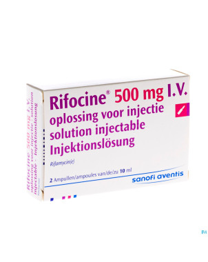 Rifocine amp iv  2 x 500 mg/10 ml