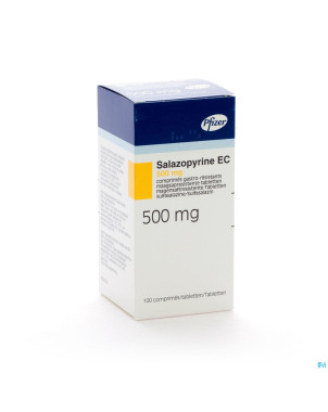 Salazopyrine ec drag  100 x 500 mg