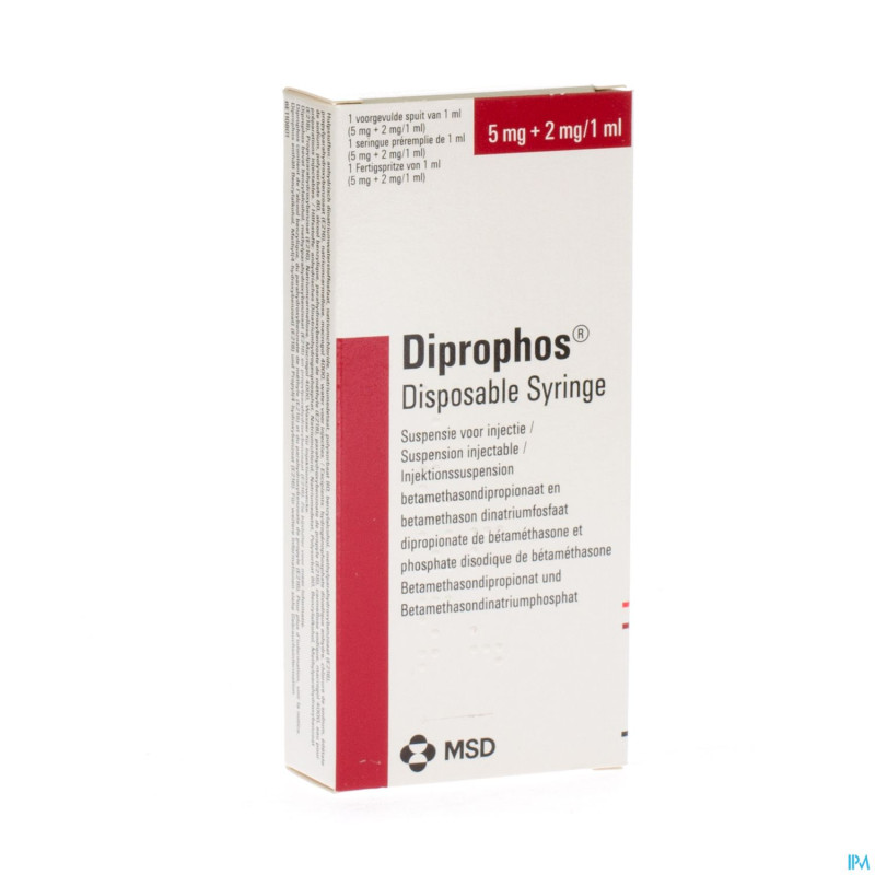 Diprophos ds seringue preremplie 1x 5mg-2mg/1 ml