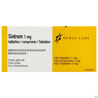 Sintrom comp 100x1mg
