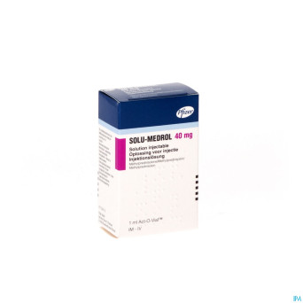 Solu-medrol sab act-o-vial 1 x 40mg/1ml
