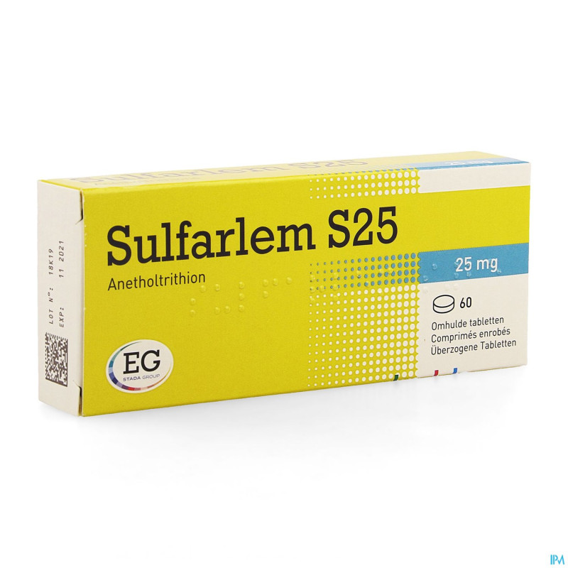 Sulfarlem s 25 drag. 60