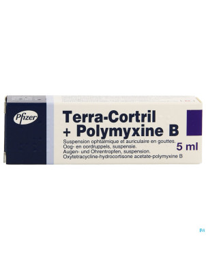 Terra-cortril susp opht/otic 1 x 5 ml