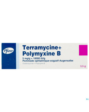Terramycine ung opht 3,5 g
