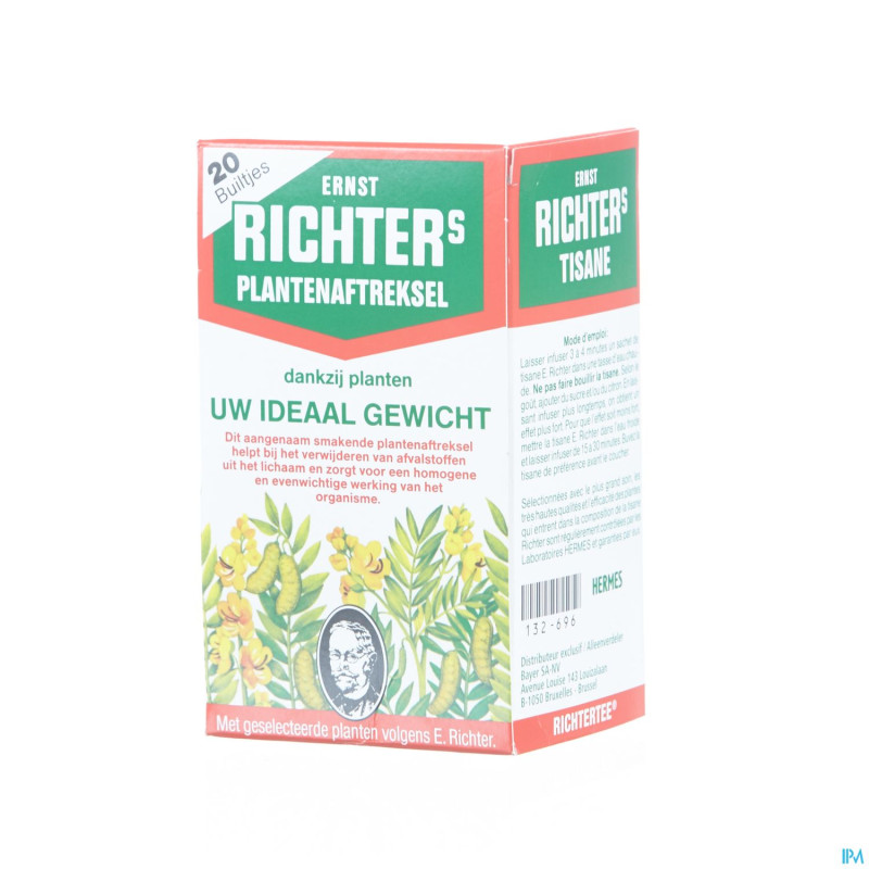 Ernst richter tisane amaigrissante filtre 20