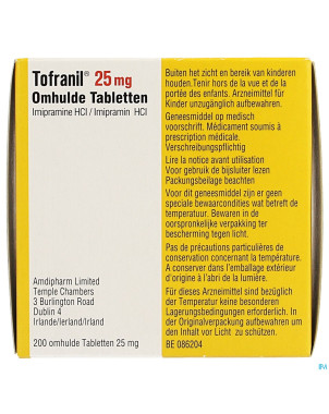 Tofranil drag  200 x 25 mg