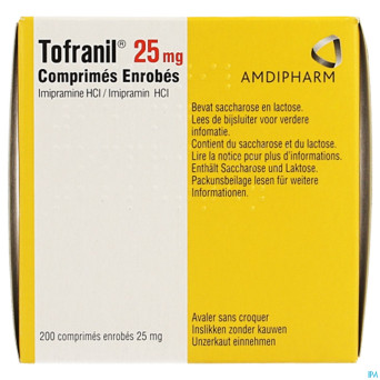Tofranil drag  200 x 25 mg