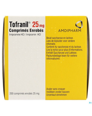 Tofranil drag  200 x 25 mg