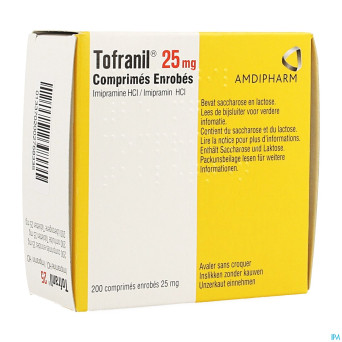 Tofranil drag  200 x 25 mg