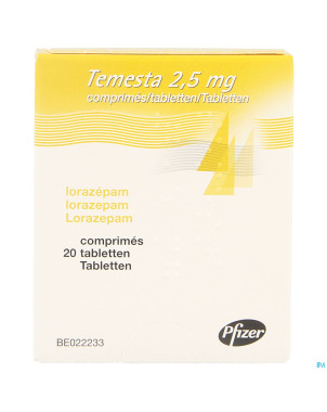 Temesta comp  20 x 2,5mg