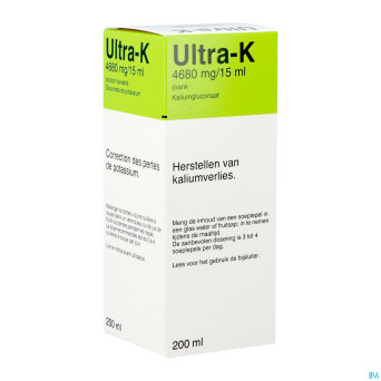 Ultra k sol. potassium  200 ml