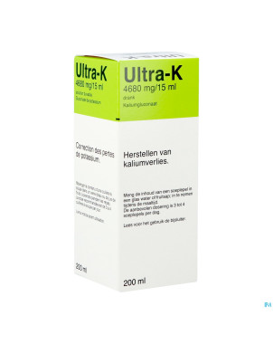 Ultra k sol. potassium  200 ml