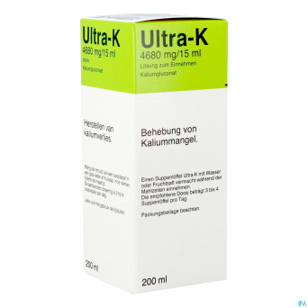 Ultra k sol. potassium  200 ml
