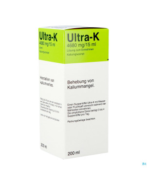 Ultra k sol. potassium  200 ml