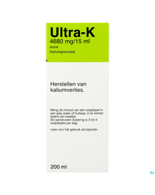Ultra k sol. potassium  200 ml