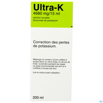 Ultra k sol. potassium  200 ml
