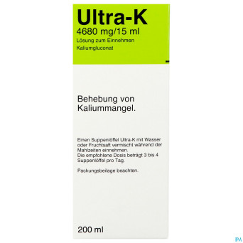 Ultra k sol. potassium  200 ml