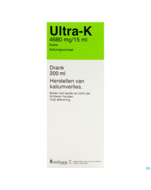Ultra k sol. potassium  200 ml