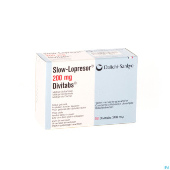 Slow lopresor comp div  56 x 200 mg