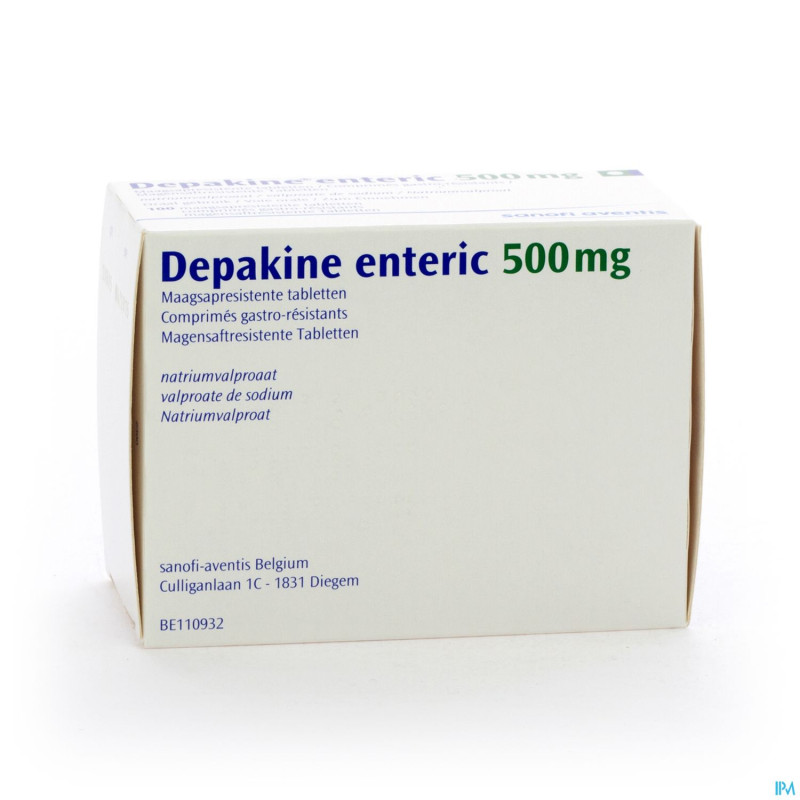 Depakine drag  enteric  100 x 500mg