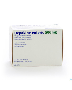 Depakine drag  enteric  100 x 500mg