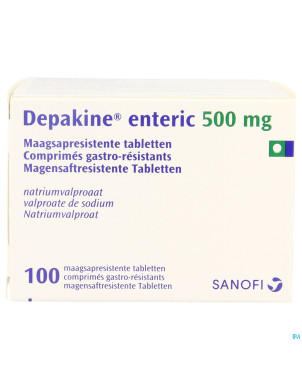 Depakine drag  enteric  100 x 500mg