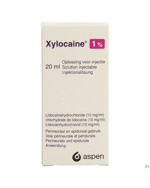Xylocaine inj 1x20ml 1%