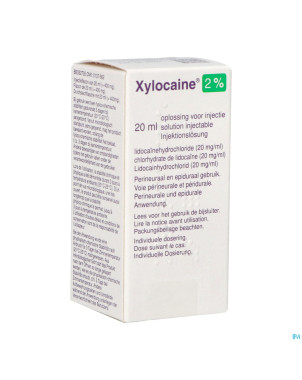 Xylocaine inj 1x20ml 2%