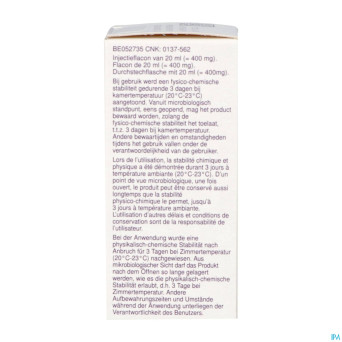 Xylocaine inj 1x20ml 2%