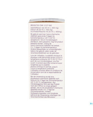 Xylocaine inj 1x20ml 2%