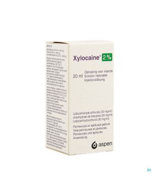 Xylocaine inj 1x20ml 2%