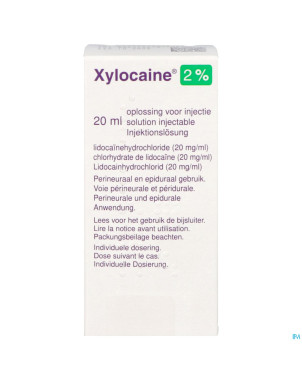 Xylocaine inj 1x20ml 2%
