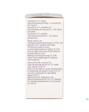 Xylocaine inj 1x20ml 2%