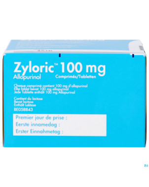 Zyloric 100 comp 100 x 100 mg