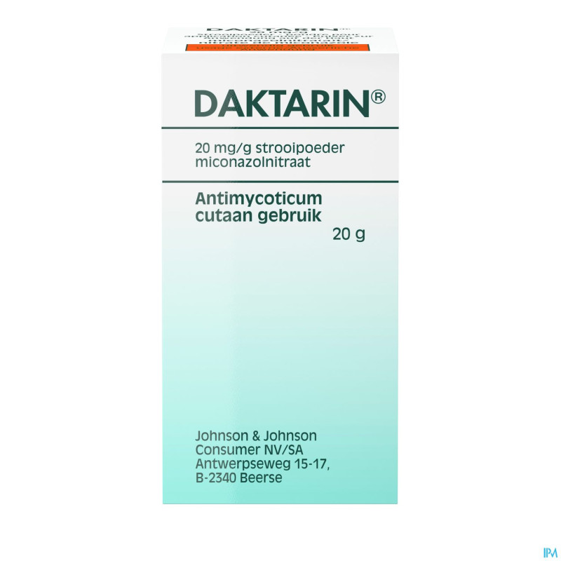 Daktarin pulv derm 1 x 20 g  2%